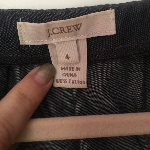 J.Crew Chambray Jumper Style Dress, size 4 - Picture 2 of 2